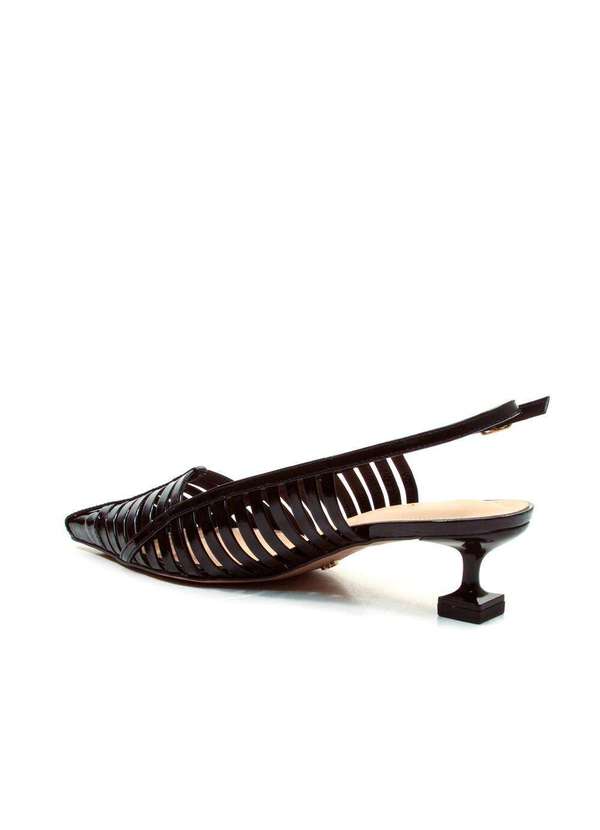 Cecconello - Slingback Couro Salto Baixo Cecconello 2777001-4 Preto 3