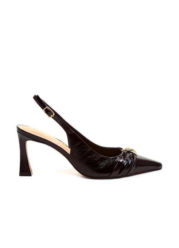 Cecconello - Slingback Couro Salto Médio Cecconello 2640008-3 Preto