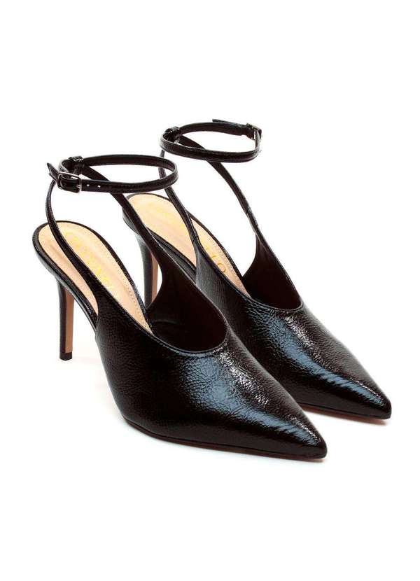 Cecconello - Slingback Salto Alto Cecconello 2643001-3 Preto 5