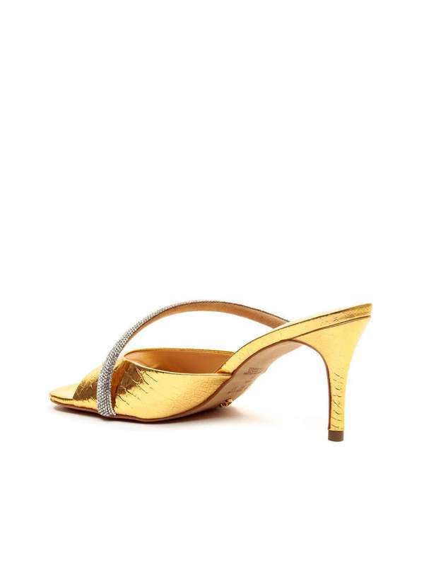 Cecconello - Tamanco Salto Médio Cecconello 2546004-2 Ouro 4