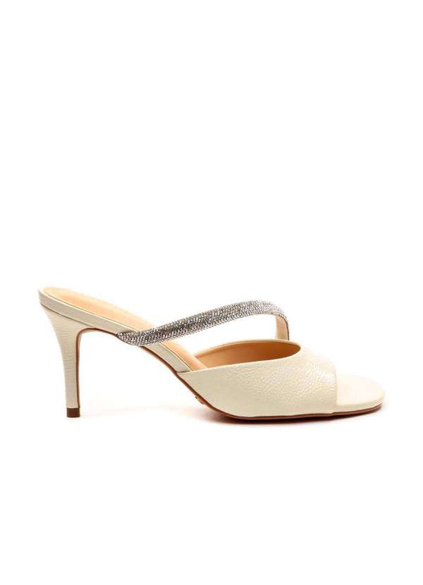 Cecconello - Tamanco Salto Médio Cecconello 2546004-1 Off White