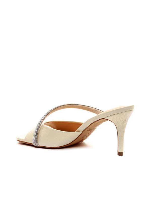 Cecconello - Tamanco Salto Médio Cecconello 2546004-1 Off White 4