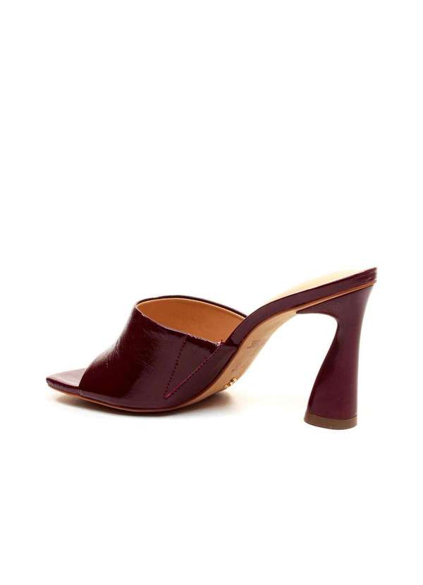 Cecconello - Tamanco Couro Bordô Salto Alto Cecconello 2693002-2 Bordo 4