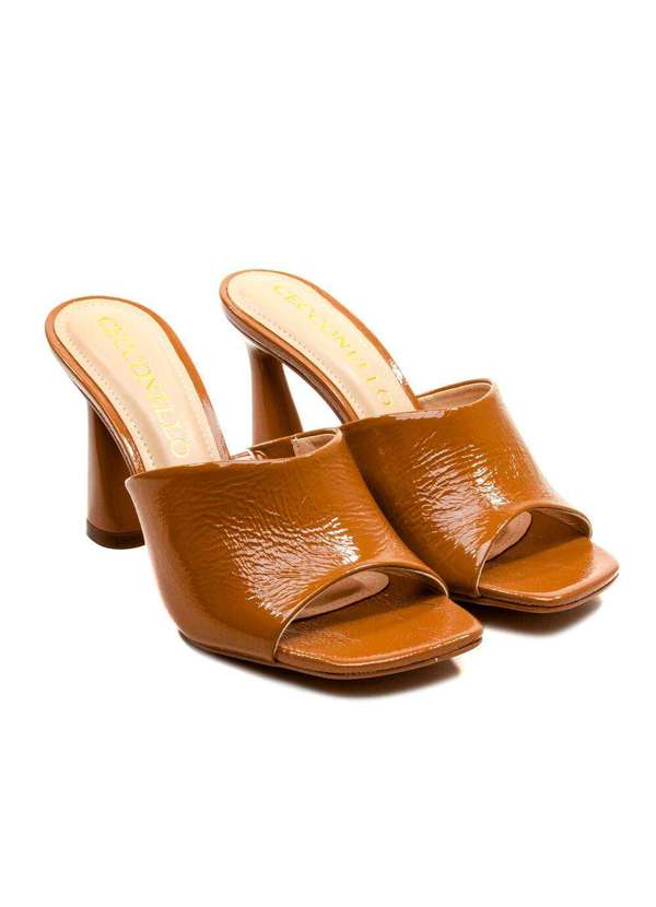 Cecconello - Tamanco Couro Salto Alto Cecconello 2693002-6 Marrom 4