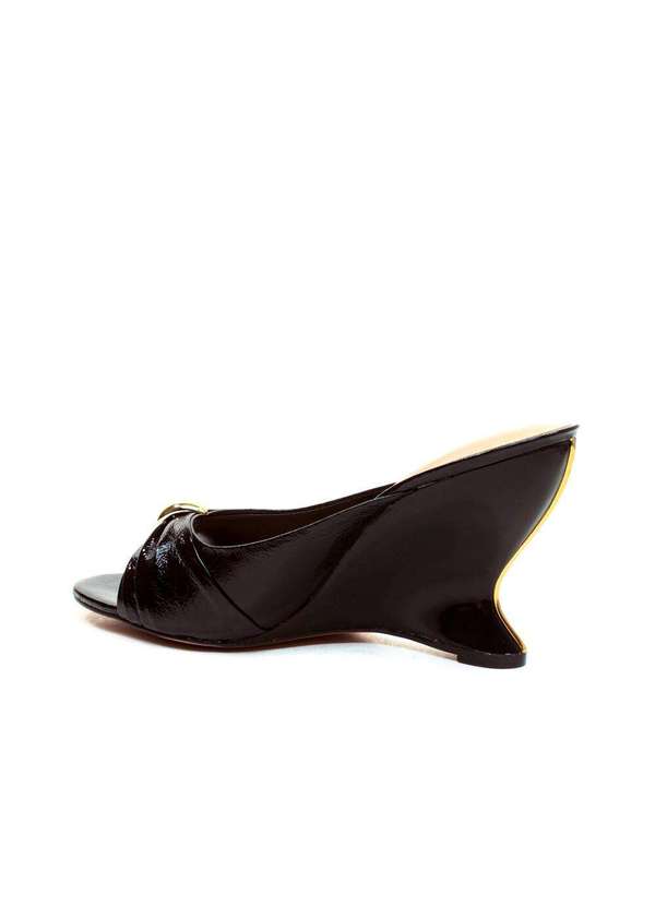 Cecconello - Tamanco Couro Salto Alto Cecconello 2697001-5 Preto 4