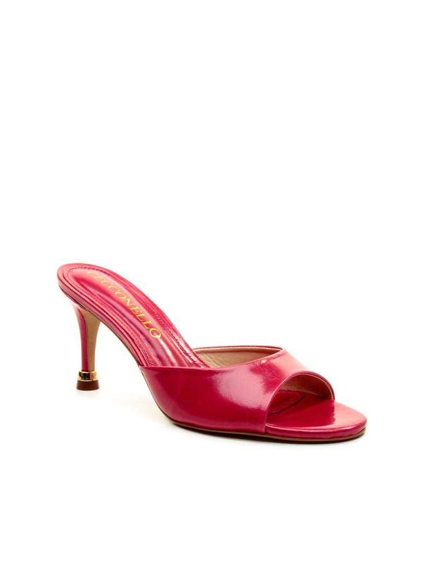 Cecconello - Tamanco Couro Salto Médio Cecconello 2798001-2 Vermelho 3