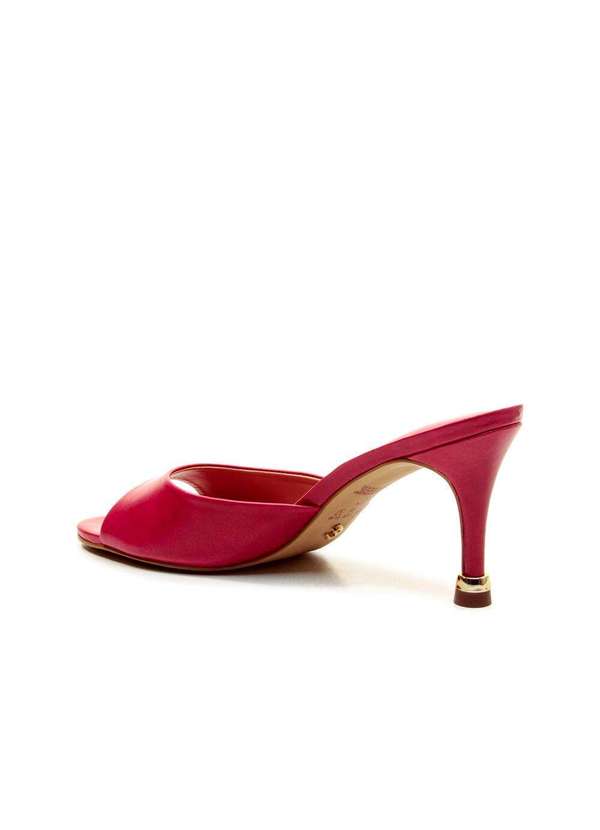 Cecconello - Tamanco Couro Salto Médio Cecconello 2798001-2 Vermelho 4