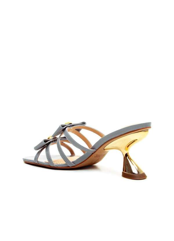 Cecconello - Tamanco Couro Salto Médio Cecconello 2736001-2 Azul 4