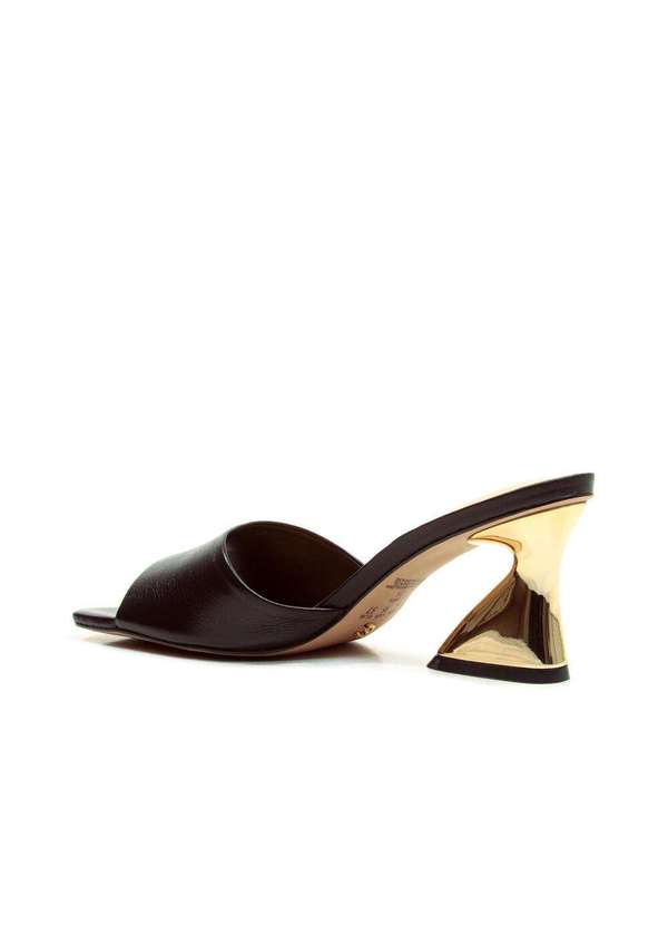 Cecconello - Tamanco Couro Salto Médio Cecconello 2772001-2 Preto 4