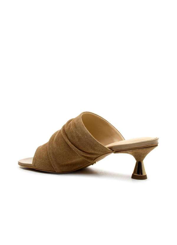 Cecconello - Tamanco Couro Nude Salto Baixo Cecconello 2784001-3 Marrom 4