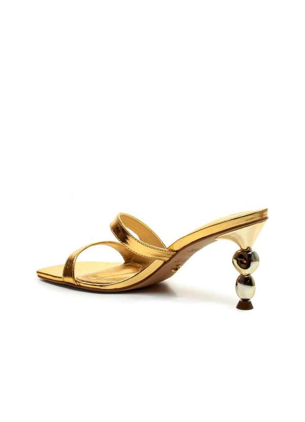 Cecconello - Tamanco C Salto Médio Cecconello 2815002-2 Ouro 4