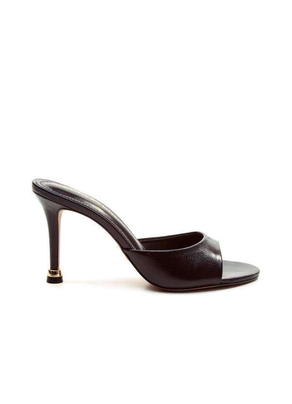 Cecconello - Tamanco Couro Salto Alto Cecconello 2797001-1 Preto