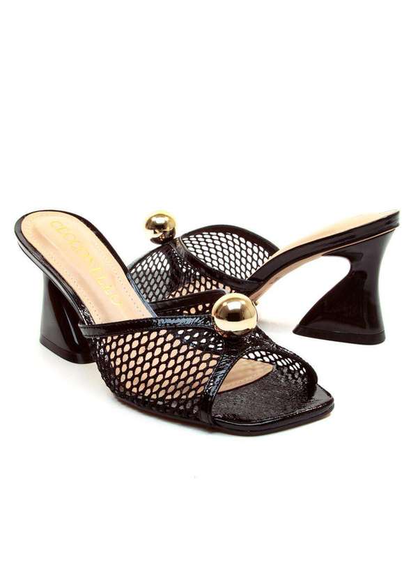 Cecconello - Tamanco Couro Salto Médio Cecconello 2772002-2 Preto 5