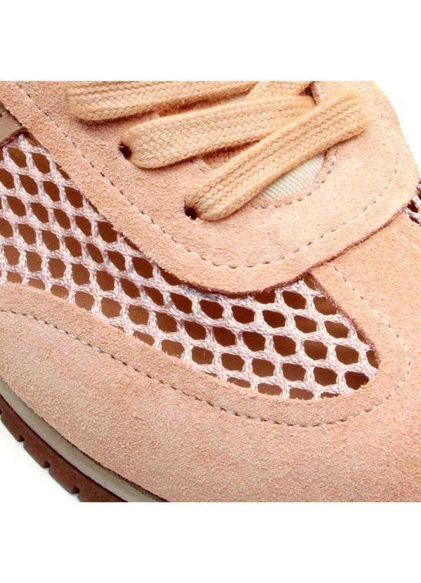 Cecconello - Tênis Casual Couro Rosa Cecconello 2756001-1 Nude 5