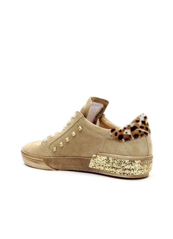 Cecconello - Tênis Couro Casual Cecconello 2618003-3 Creme 4