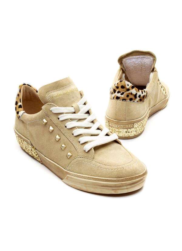 Cecconello - Tênis Couro Casual Cecconello 2618003-3 Creme 5