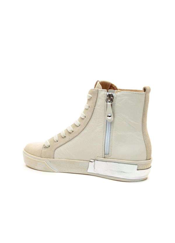 Cecconello - Tênis Couro Cano Alto Cecconello 2618004-1 Off White 4