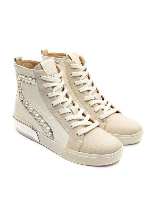 Cecconello - Tênis Couro Cano Alto Cecconello 2618004-1 Off White 5