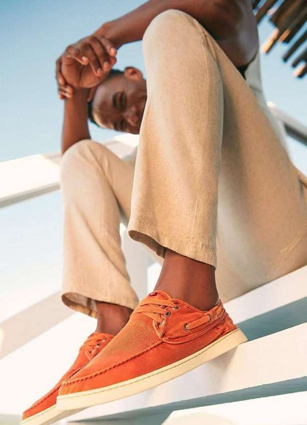Reserva - Tenis Top Sider Canvas Reserva Inativo Vermelho