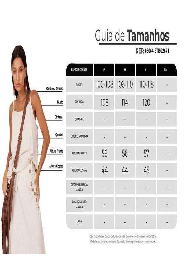 Yacamim - Bata Ampla de Linho com Alças Bege Yacamim A18 Liso Bege 6