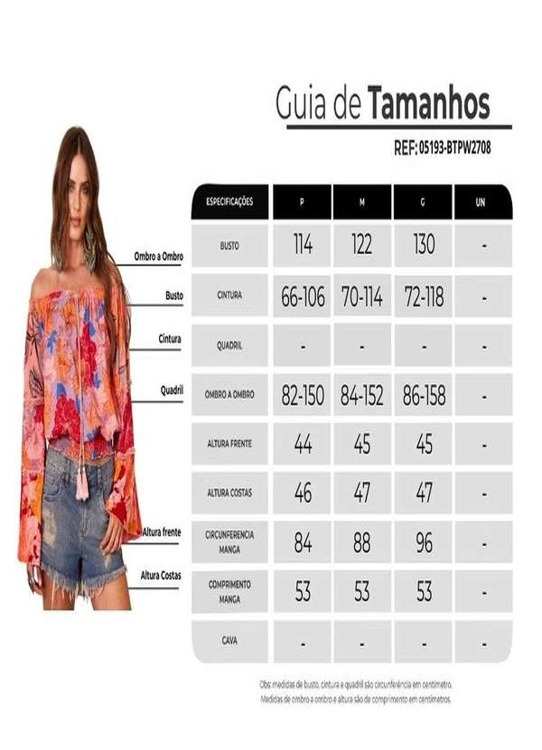 Yacamim - Bata Ciganinha com Mangas Flare Rosa Patchwork Yacamim B8 Patchwork 6