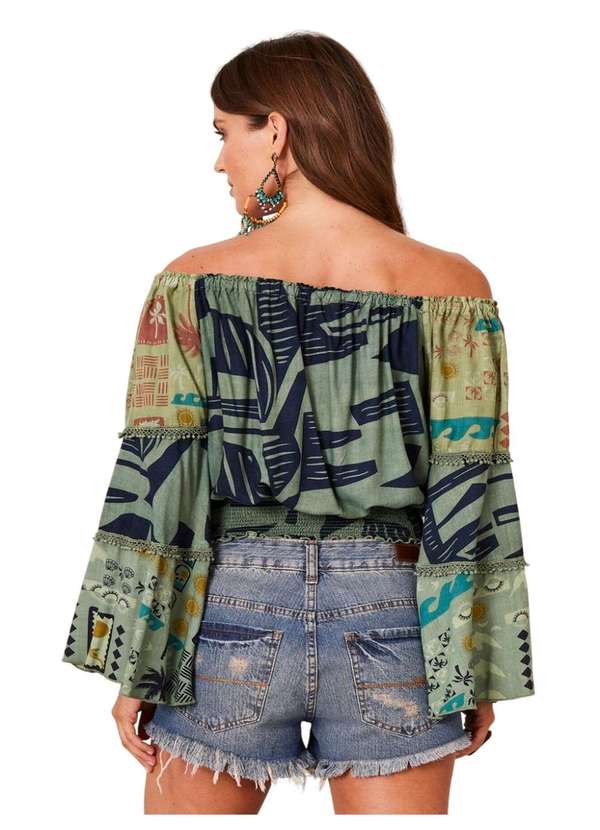 Yacamim - Bata Ciganinha Verde Patchwork Yacamim B6 Patchwork 2