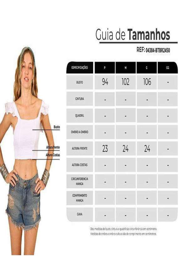 Yacamim - Cropped de Amarração nas Costas Branco Yacamim F10 Branco 5