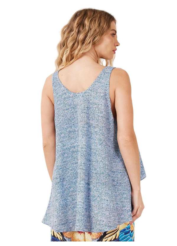 Yacamim - Regata Alongada Costas Azul Estampada Yacamim A10 Estampado 4