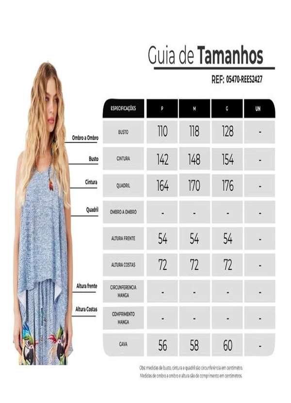 Yacamim - Regata Alongada Costas Azul Estampada Yacamim A10 Estampado 6