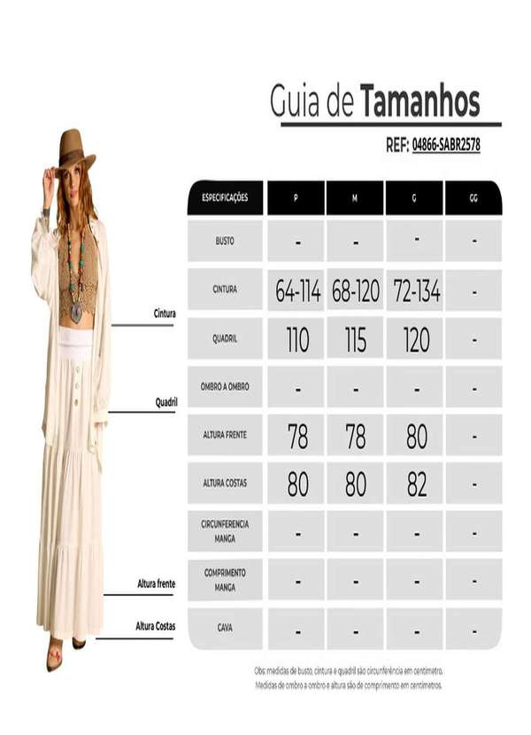 Yacamim - Saia Longa 3 Marias de Linho com Cinto Trançado Branco Yacamim Branco 7