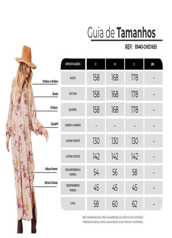 Yacamim - Chemise Longo Amplo Rosé Estampado Yacamim P8 Estampado 6