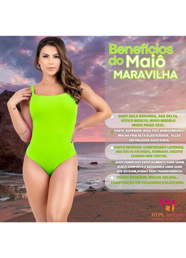 Hype Modas - Maiô Biquini  Praia Feminino Decote Costas Alças Ajustável Amarelo 4