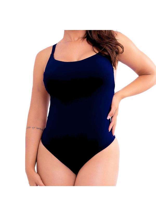 Hype Modas - Maiô Biquini  Praia Feminino Decote Costas Alças Ajustável Marinho 5