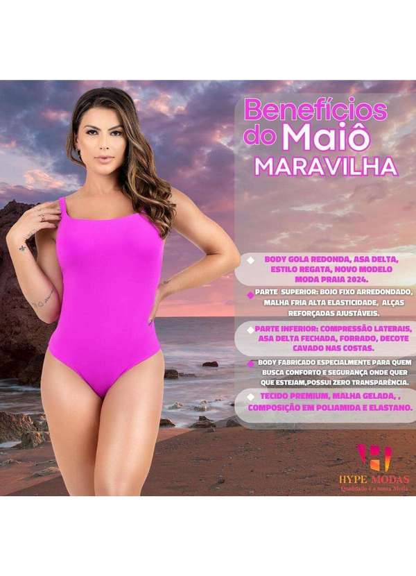 Hype Modas - Maiô Biquini  Praia Feminino Decote Costas Alças Ajustável Rosa 4