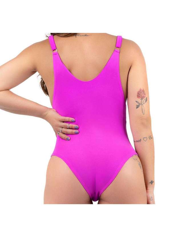 Hype Modas - Maiô Biquini  Praia Feminino Decote Costas Alças Ajustável Rosa 6