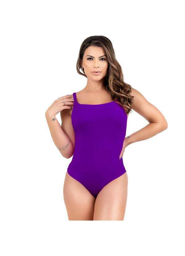 Hype Modas - Maiô Biquini Praia Feminino Decote Costas Alças Ajustável Violeta