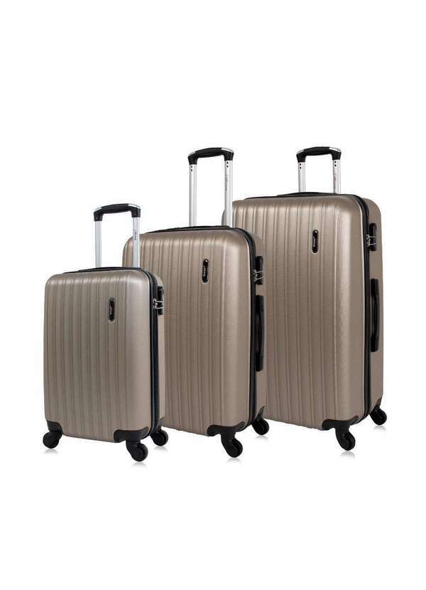 Swiss Move - Conjunto de Malas de Viagem Pmg Londres Swiss Move Champagne Dourado