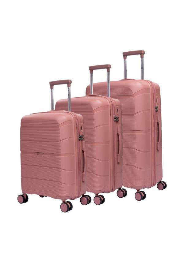 Swiss Move - Kit de Malas de Viagem Polipropileno Pmg Barcelona Swiss Move Rose