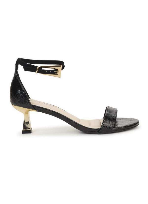 Bebecê - Sandália Bebecê Salto Taça Tira Fina Preto