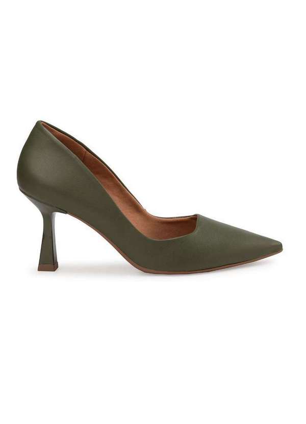 Bebecê - Scarpin Bebecê Clássico e Confortável Verde