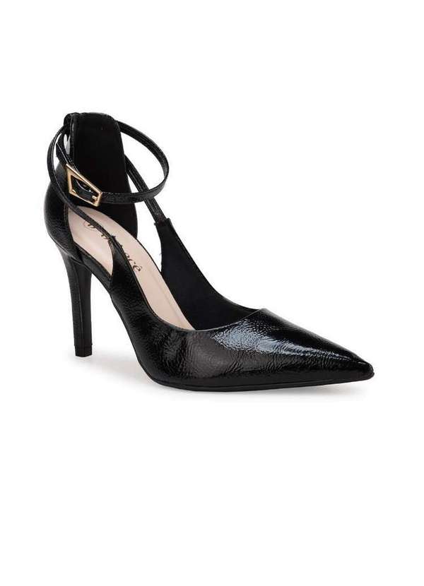 Bebecê - Scarpin Bebecê Elegante Moderno com Fivela Preto 4
