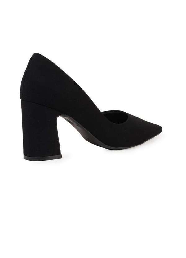 Bebecê - Scarpin Bebecê Salto Bloco Classico Preto 4