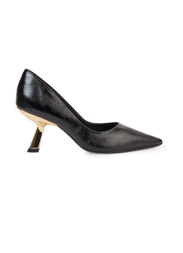 Bebecê - Scarpin Salto Fino Bebecê Bico Fino Preto