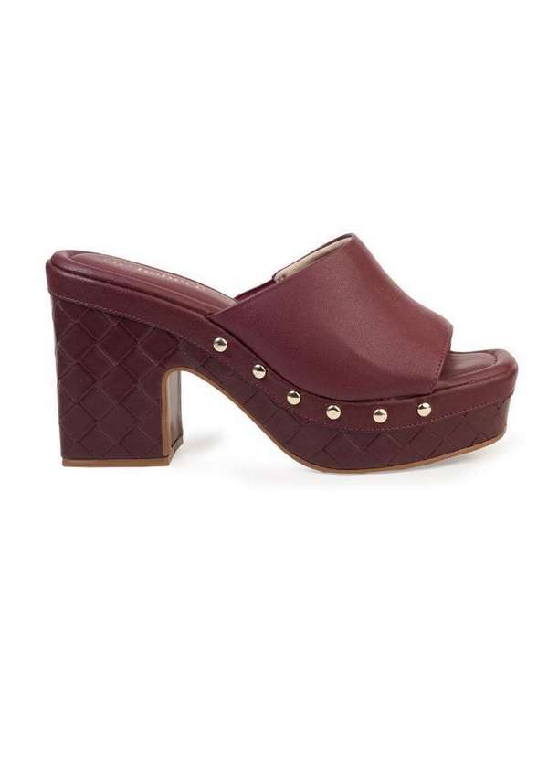 Bebecê - Tamanco Bebecê Clog com Tachas Roxo