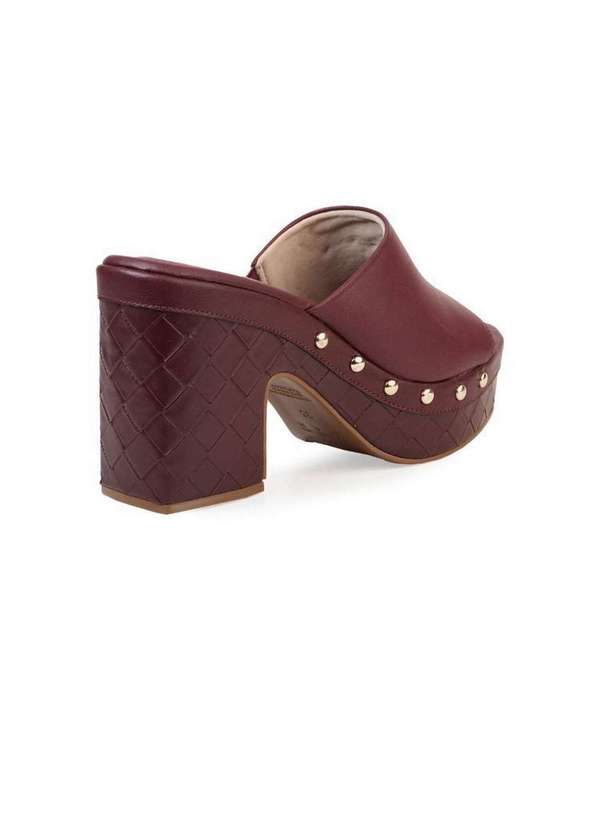 Bebecê - Tamanco Bebecê Clog com Tachas Roxo 4