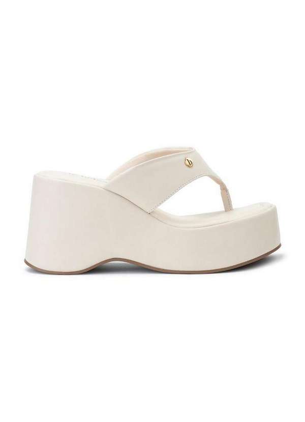 Bebecê - Tamanco Flatform Bebecê Comfy Detalhe Creme 1