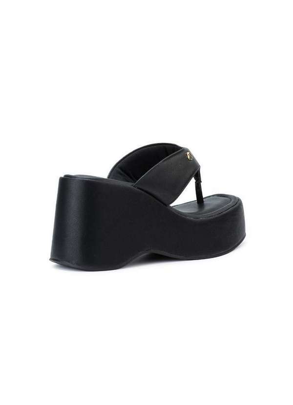 Bebecê - Tamanco Flatform Bebecê Comfy Detalhe Preto 4