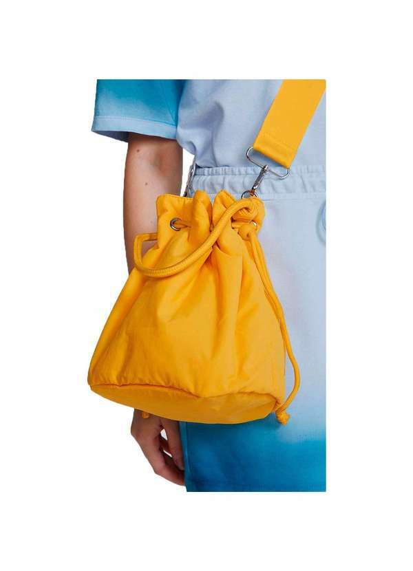 Hering - Bolsa Tiracolo Feminina em Nylon Amarelo