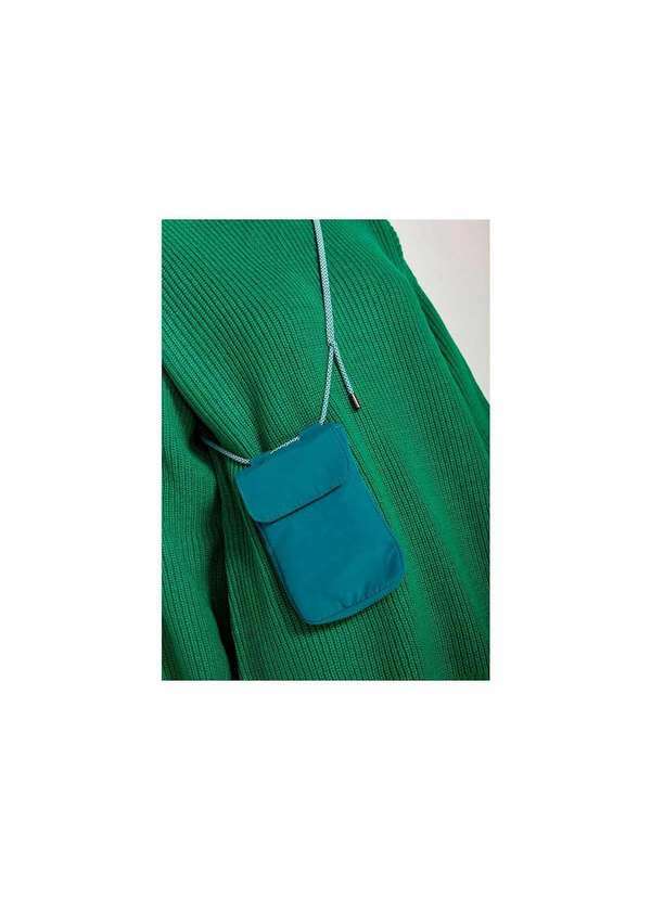 Hering - Bolsa Tiracolo Unissex em Nylon Verde-Médio