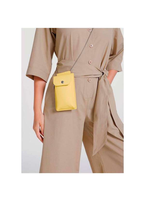 Hering - Mini Bolsa Porta Celular Amarelo